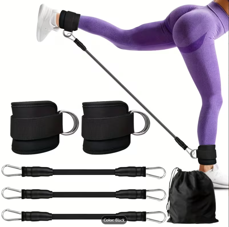 Ankle Strap Resistance Band Set